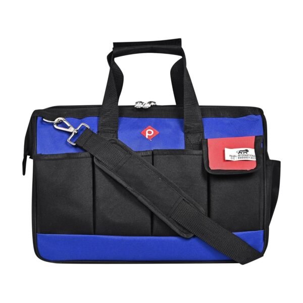 Heavy-Duty Wide Tool Bag — Blue
