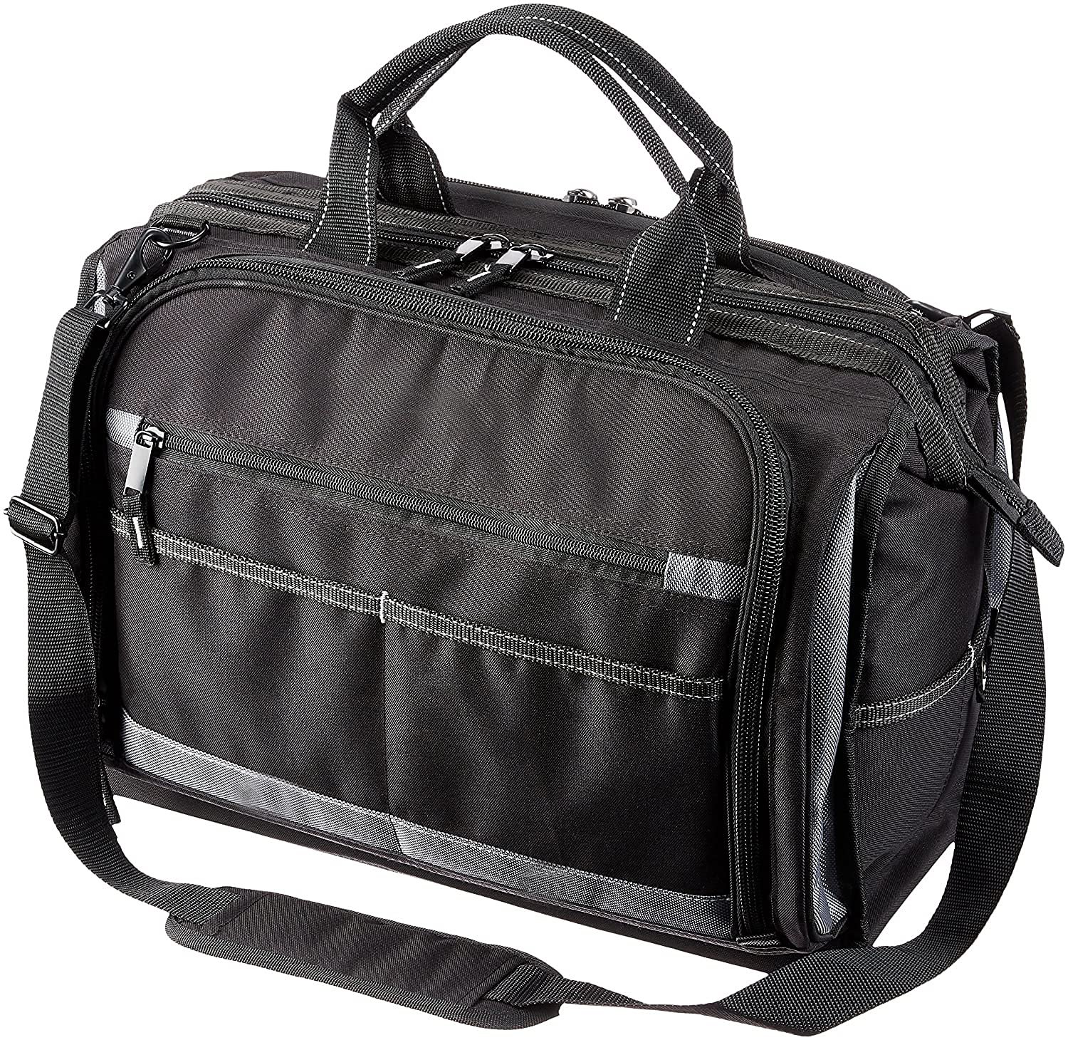 PAHAL Heavy Duty Nylon Tool Bag | Waterproof Tool Organizer with 64 Pockets | Large Multipurpose Tool Storage Carry Bag for Electrician, Mechanic & Technician