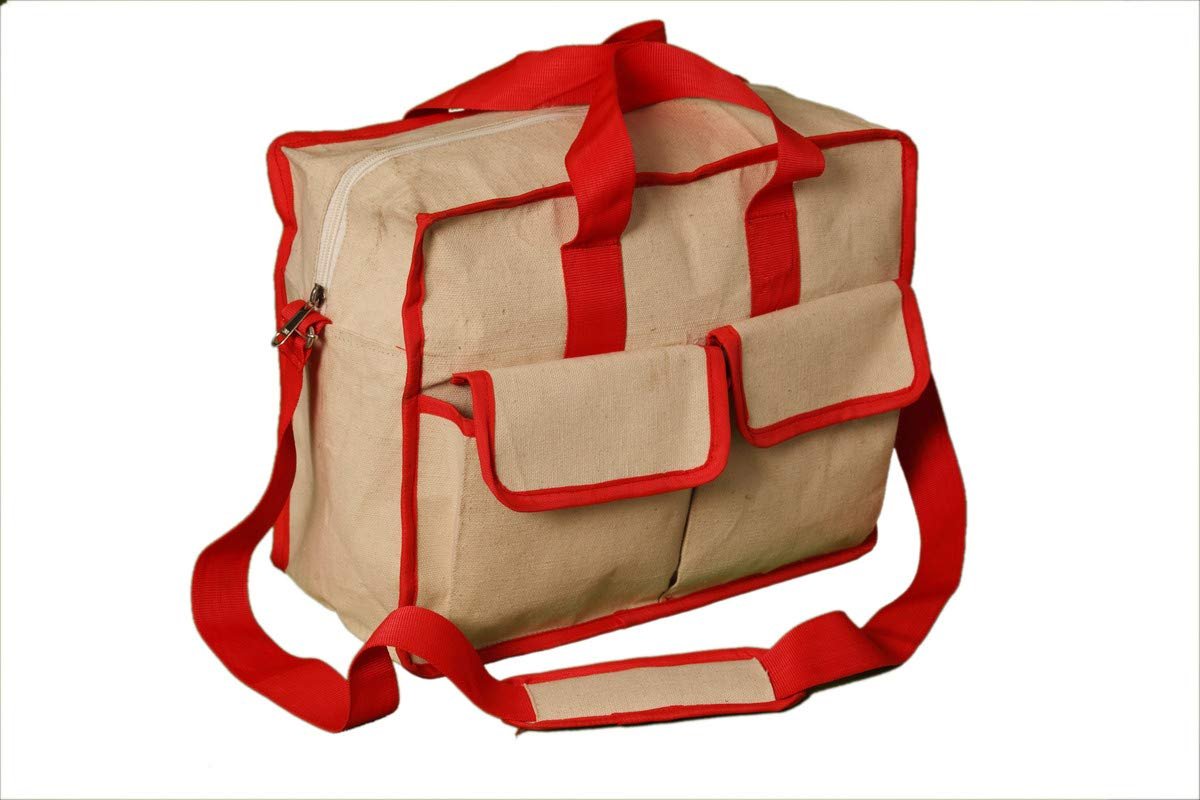 PAHAL Heavy Duty Canvas Tool Bag for Electrician & Technician | Durable 4-Pocket Tool Organizer | Multipurpose Tool Storage Bag for Home, Workshop & Industrial Use