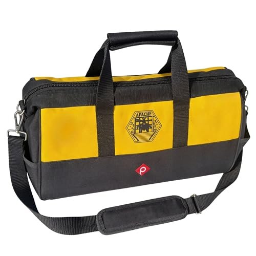 PAHAL APACHE 18 Inch Tool Bag, Multipurpose Water-Resistant (Yellow/Black) view 2