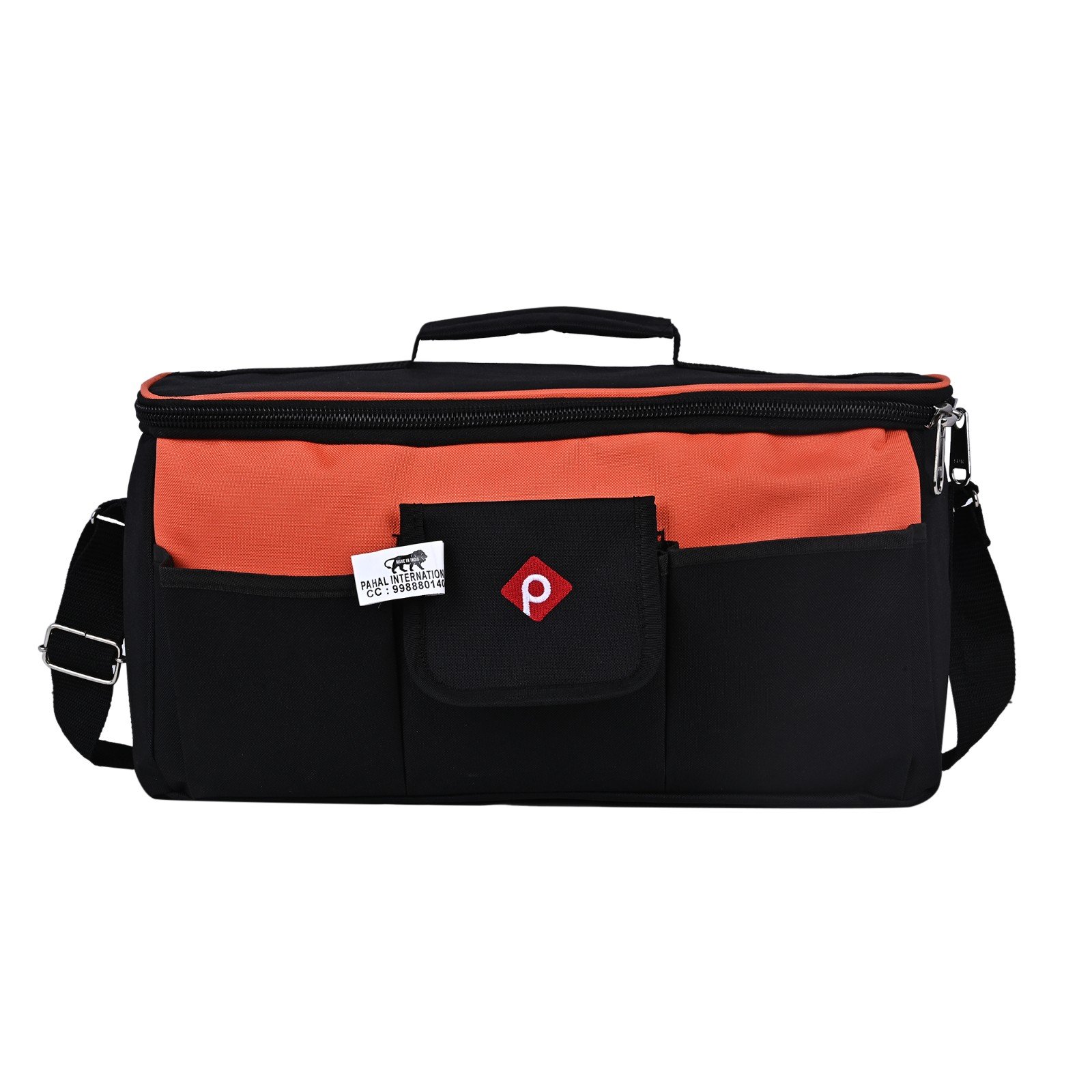 PAHAL 16 Inch Wide Mouth Tool Bag | Heavy Duty Tool Storage Organizer | Durable Portable Tool Carry Bag for Electrician, Technician, Mechanic, Carpenter, AC Technician & Service Engineer view 6