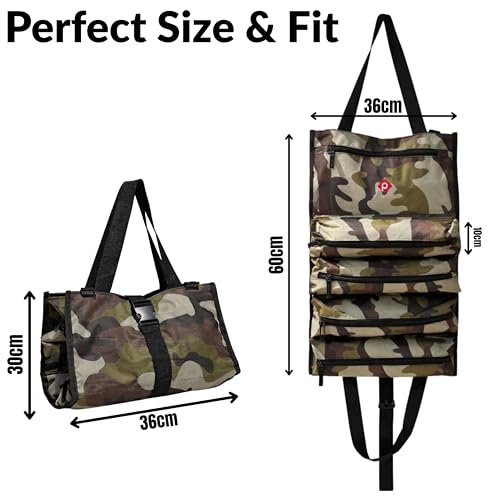 PAHAL Roll-Up Wrench Tool Pouch | Heavy Duty Waterproof Nylon Tool Organizer with 5 Zipper Pockets | Portable Tool Roll Bag for Spanners, Wrenches, Mechanics, Garage & Bike Repair view 3